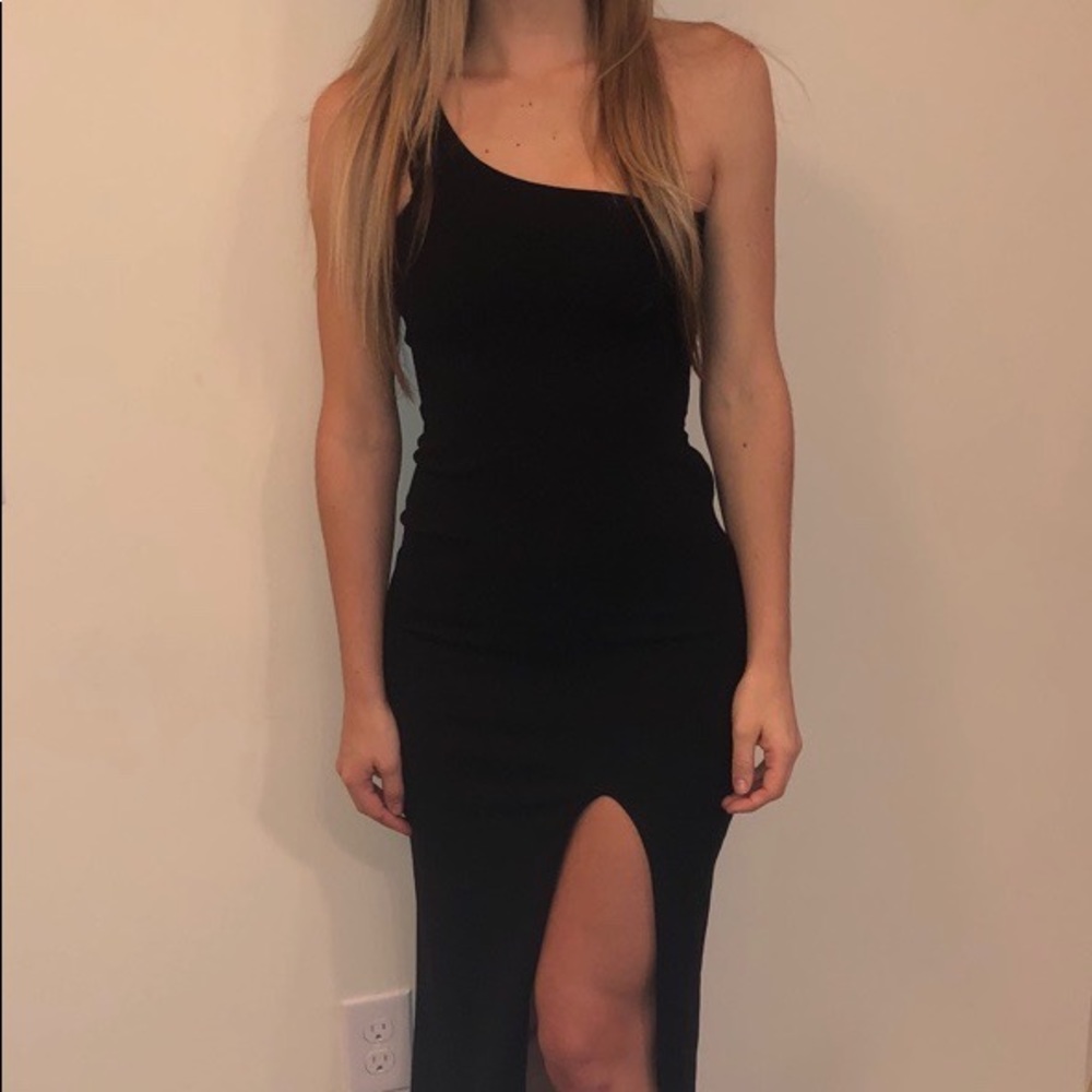 Black Floor Length Dress